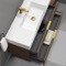 Floating Bathroom Vanity, Modern, Walnut, 48